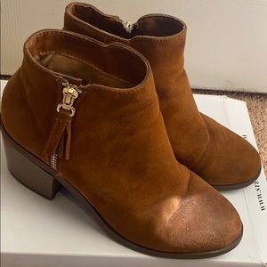 Brown booties